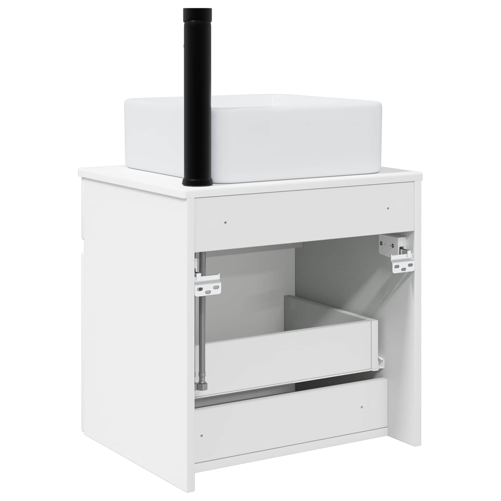 Meuble de lavabo mural Blanc 49 x 41 x 63 cm Bois d'ingénierie