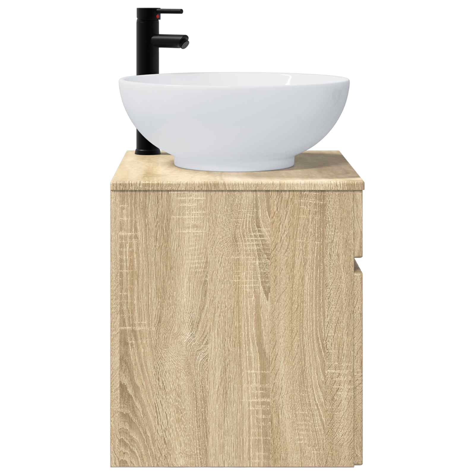 Meuble de lavabo mural Chêne Sonoma 49 x 44,5 x 66,5 cm