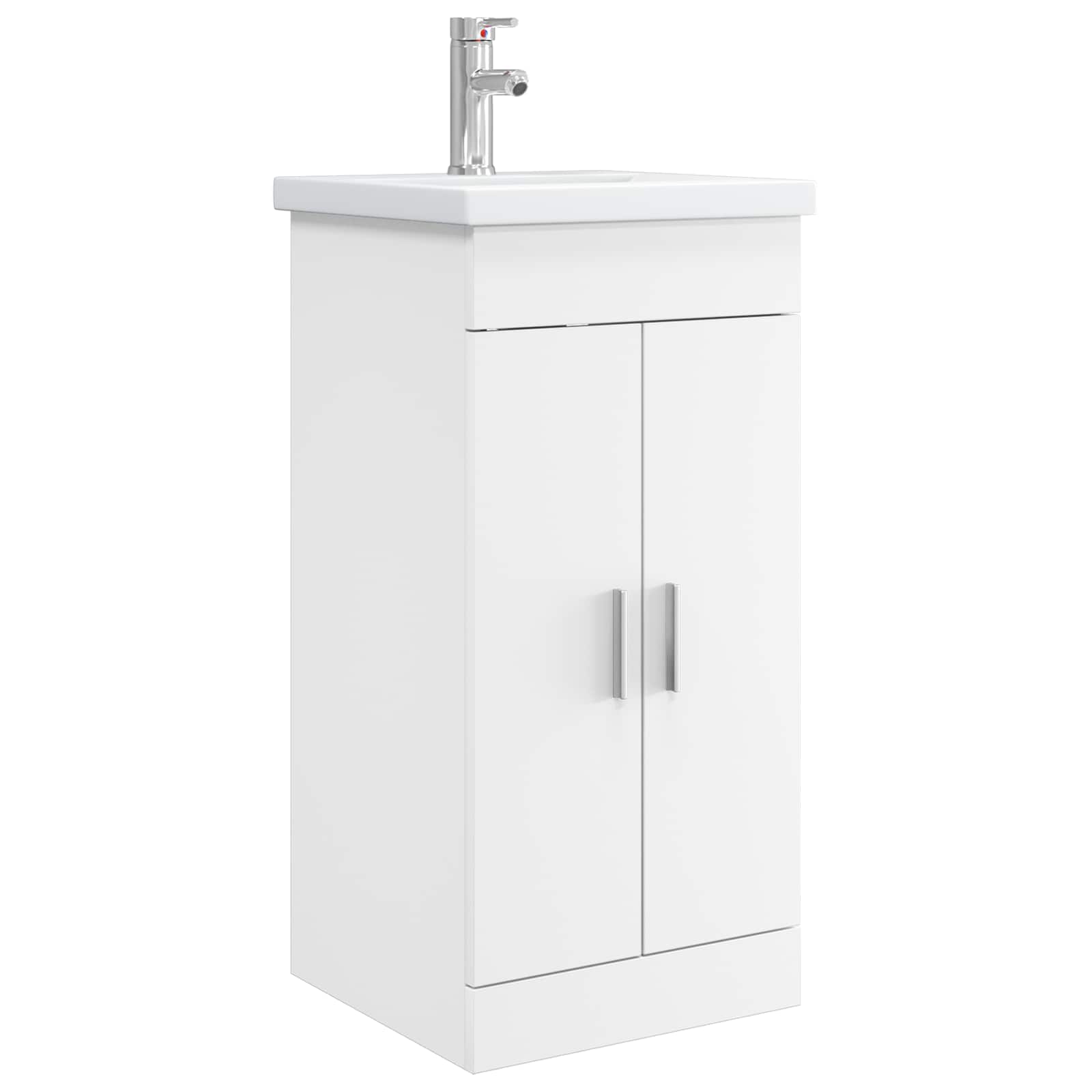 Meuble de salle de bain avec évier Blanc 42 x 40 x 84,5 cm