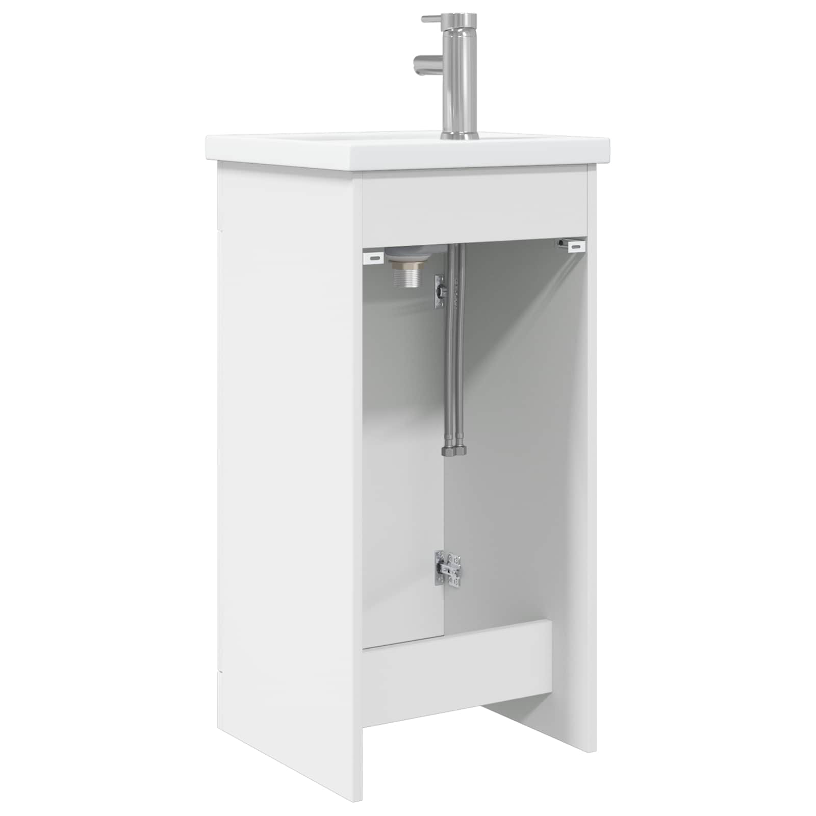 Meuble de salle de bain avec évier Blanc 42 x 40 x 84,5 cm