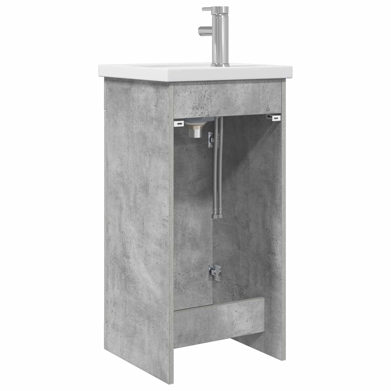 Meuble de salle de bain avec évier Gris béton 42 x 40 x 84,5 cm - XIOS