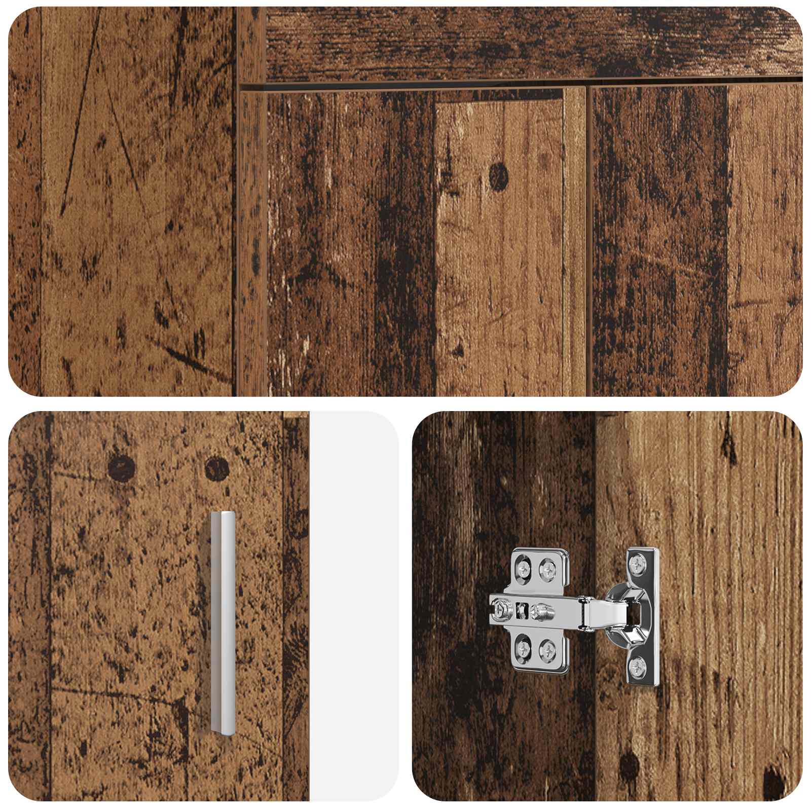Meuble de salle de bain avec évier Bois ancien