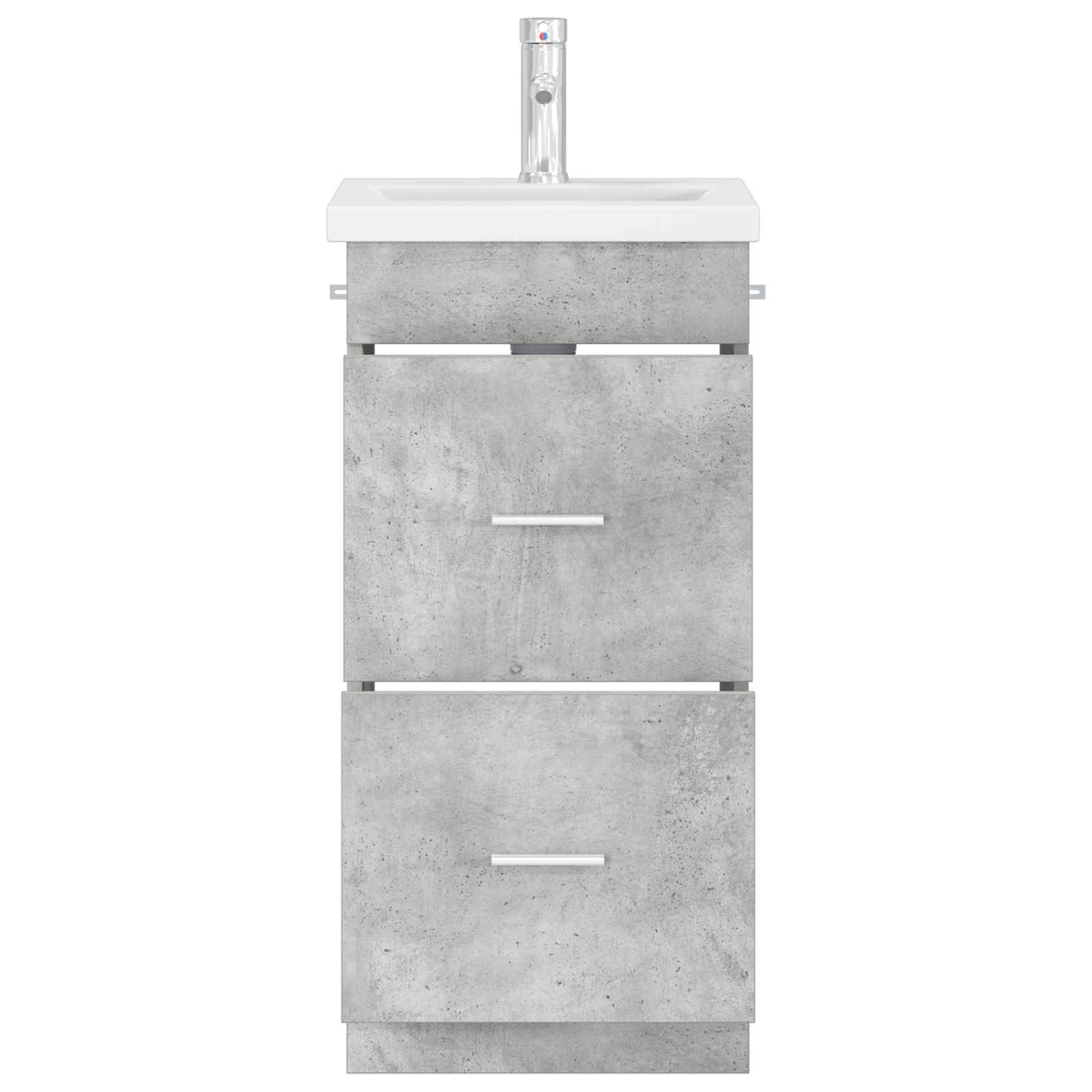 Meuble de salle de bain avec évier Gris béton 42 x 40 x 84,5 cm
