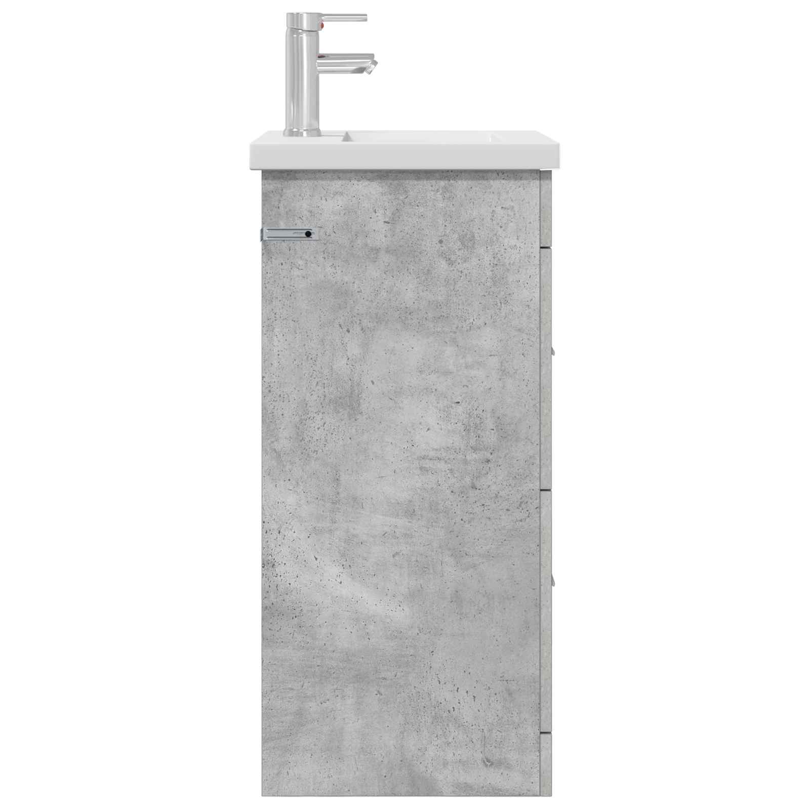 Meuble de salle de bain avec évier Gris béton 42 x 40 x 84,5 cm
