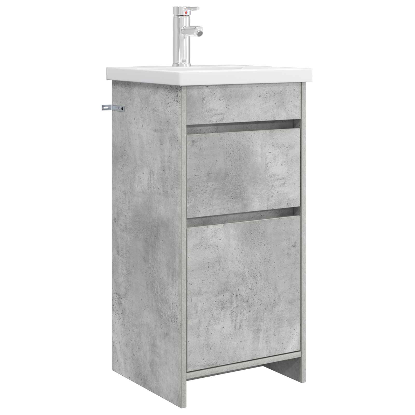 Meuble de salle de bain avec évier Gris béton 42 x 40 x 84,5 cm
