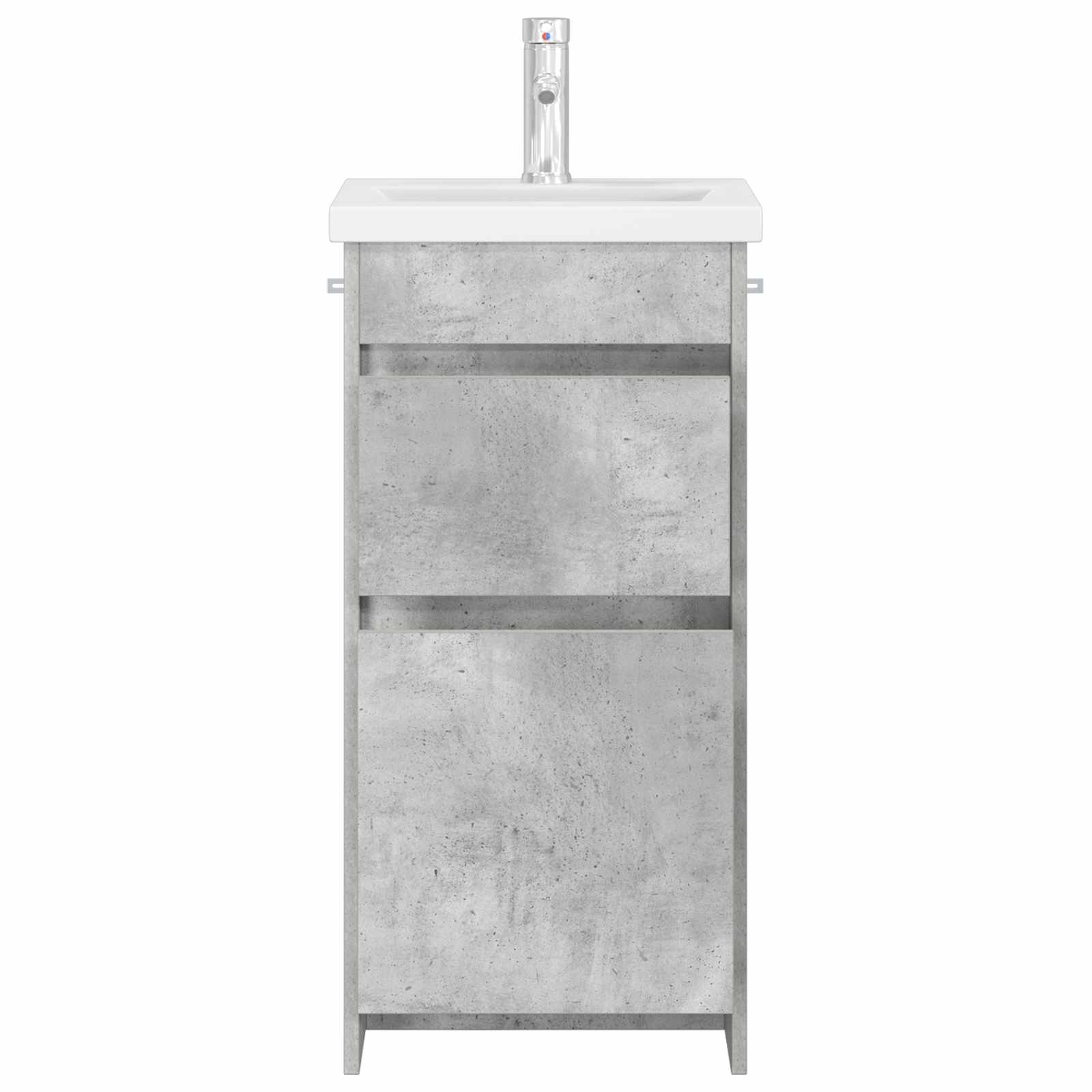 Meuble de salle de bain avec évier Gris béton 42 x 40 x 84,5 cm