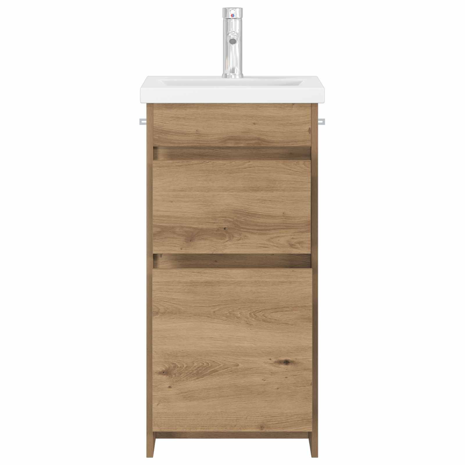 Meuble de salle de bain avec évier Chêne artisanal