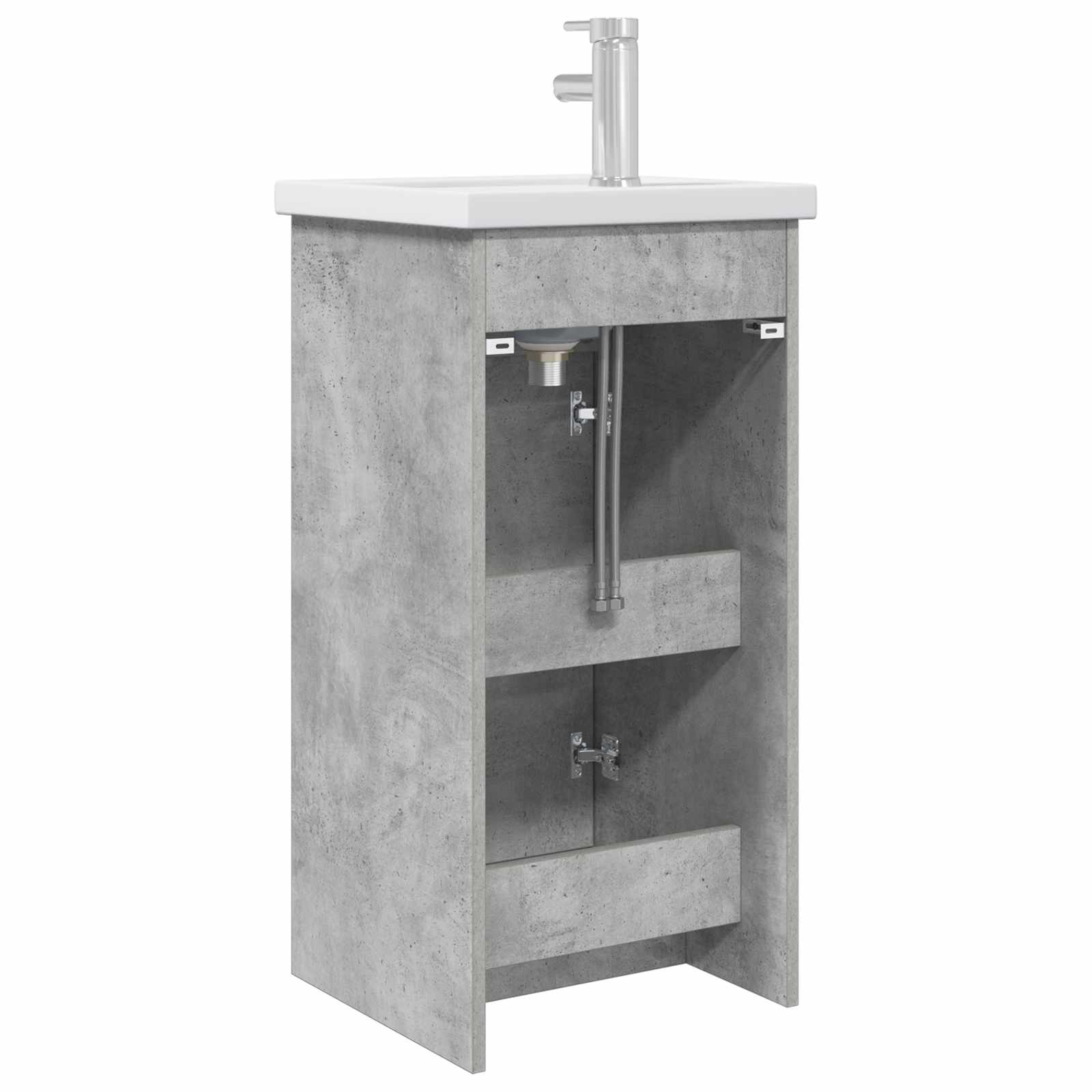 Meuble de salle de bain avec évier Gris béton 42 x 40 x 84,5 cm