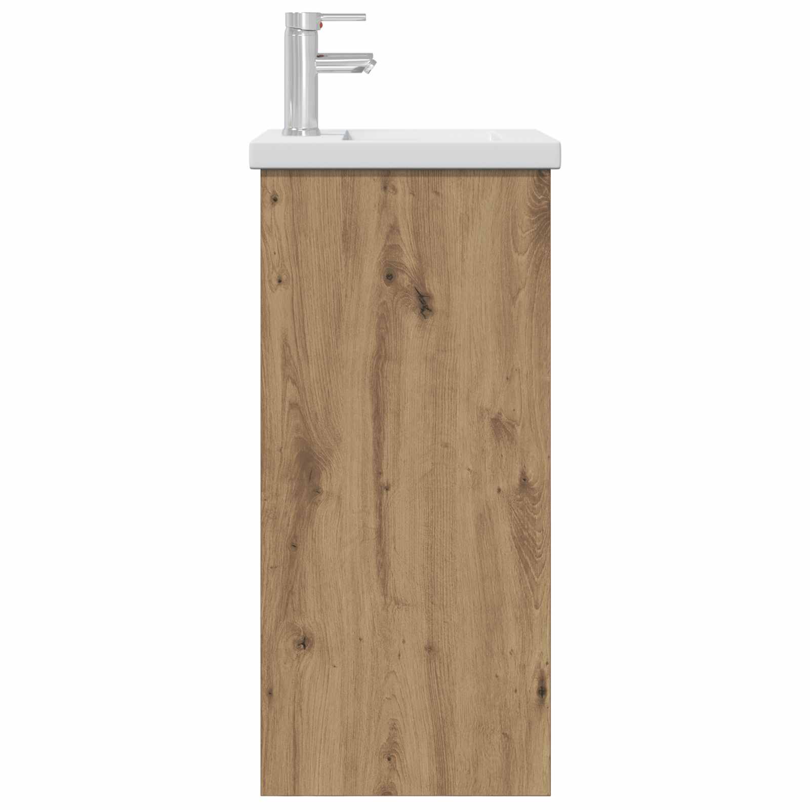 Meuble de salle de bain avec évier Chêne artisanal