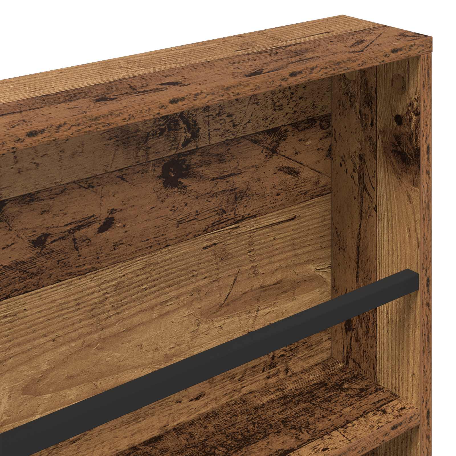 Étagère à magazines 2 pc Bois ancien 60 x 12 x 70 cm - XIOS