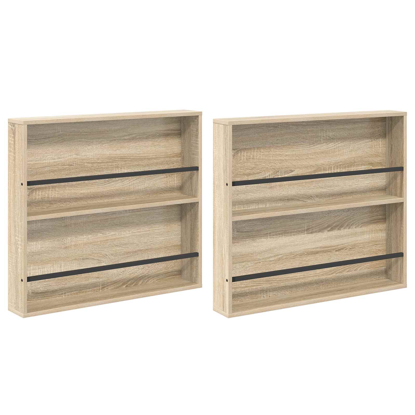 Étagère à magazines 2 pc Chêne Sonoma 80 x 12 x 70 cm - XIOS