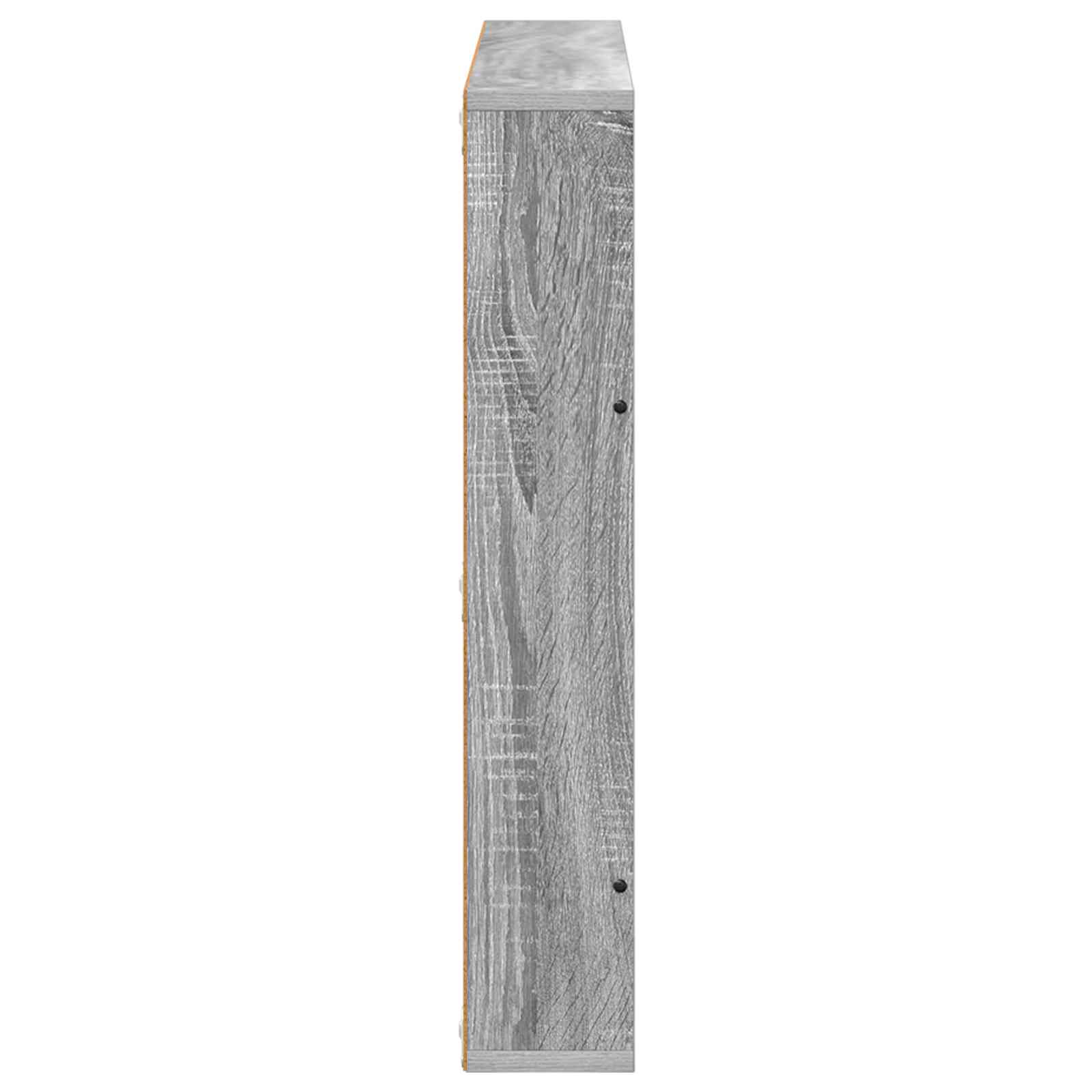 Étagère à magazines 2 pc Gris Sonoma 80 x 12 x 70 cm - XIOS