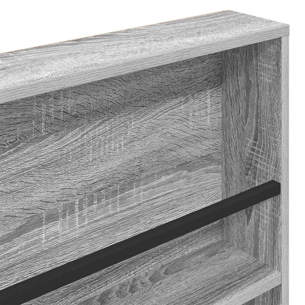 Étagère à magazines 2 pcs Gris Sonoma 100 x 12 x 70 cm - XIOS