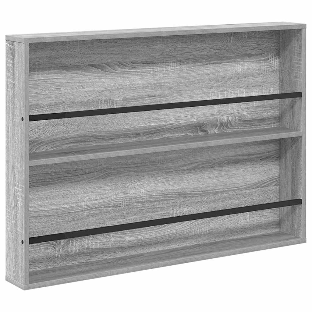Étagère à magazines 2 pcs Gris Sonoma 100 x 12 x 70 cm - XIOS