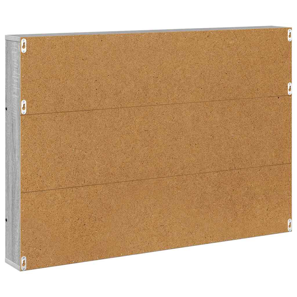 Étagère à magazines 2 pcs Gris Sonoma 100 x 12 x 70 cm - XIOS