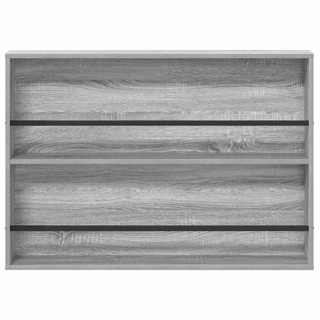 Étagère à magazines 2 pcs Gris Sonoma 100 x 12 x 70 cm - XIOS