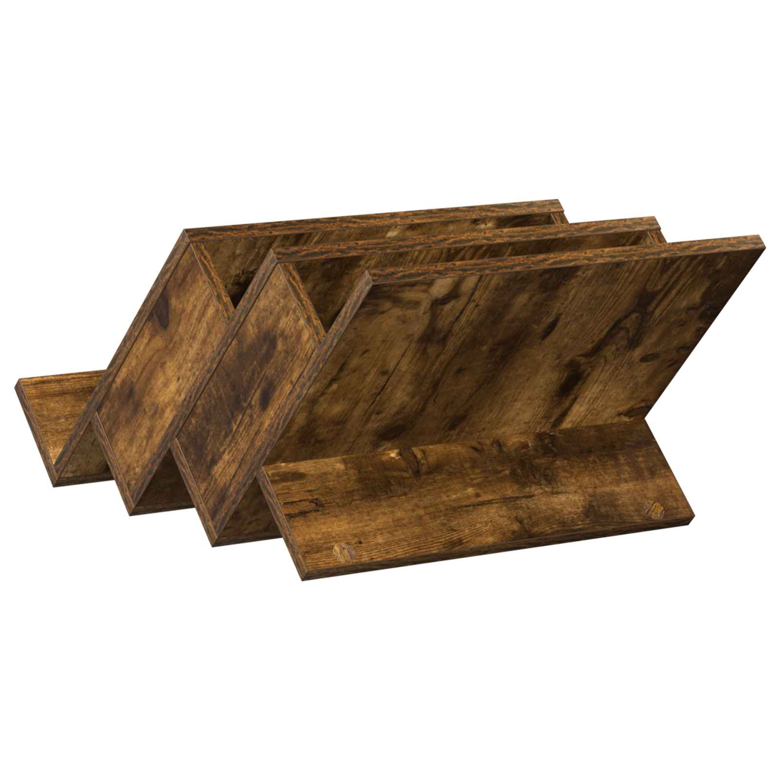 Étagère à magazines avec étagère Chêne fumé 53 x 40 x 28,5 cm - XIOS