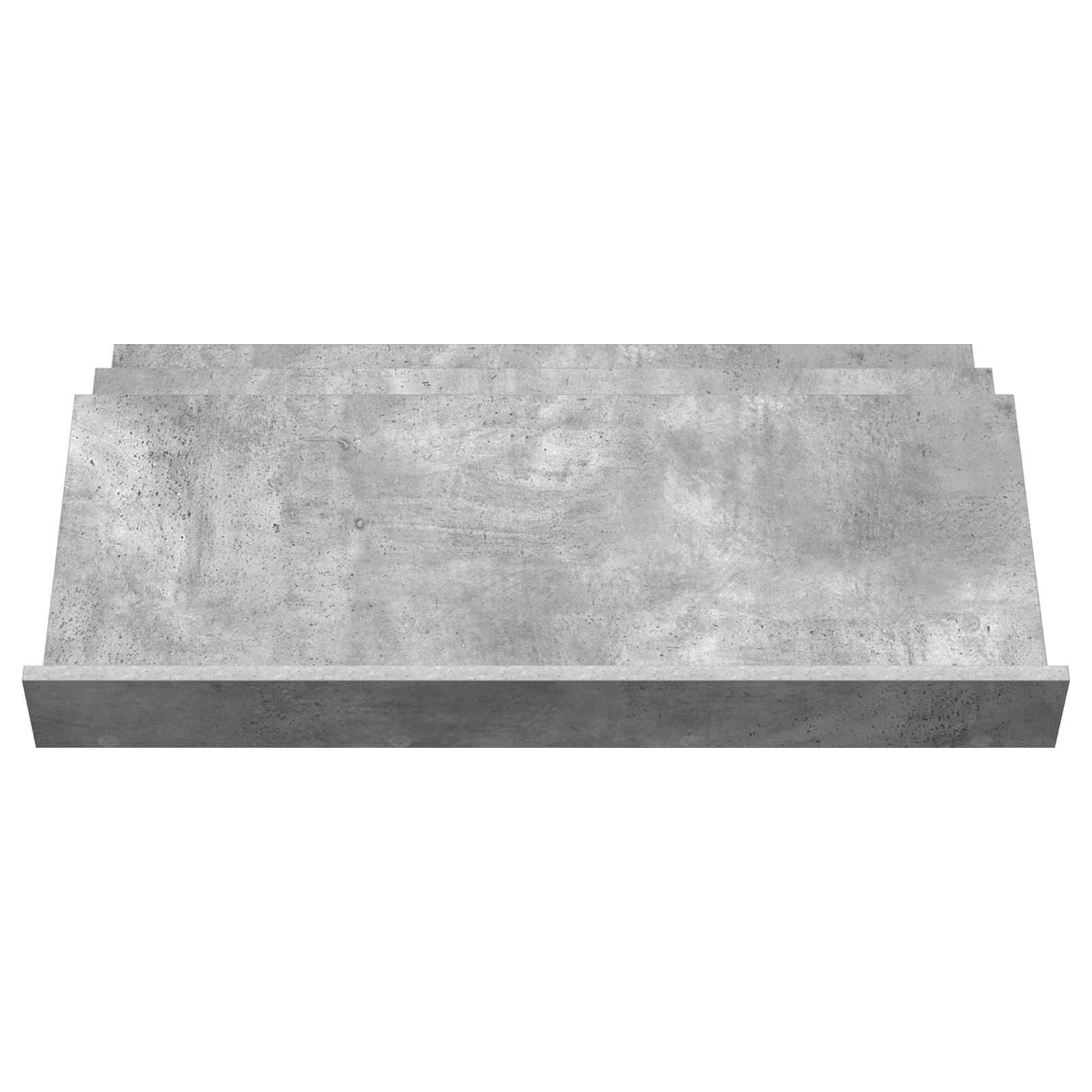 Étagère à magazines avec étagère Gris Béton 90 x 53 x 28,5 cm - XIOS