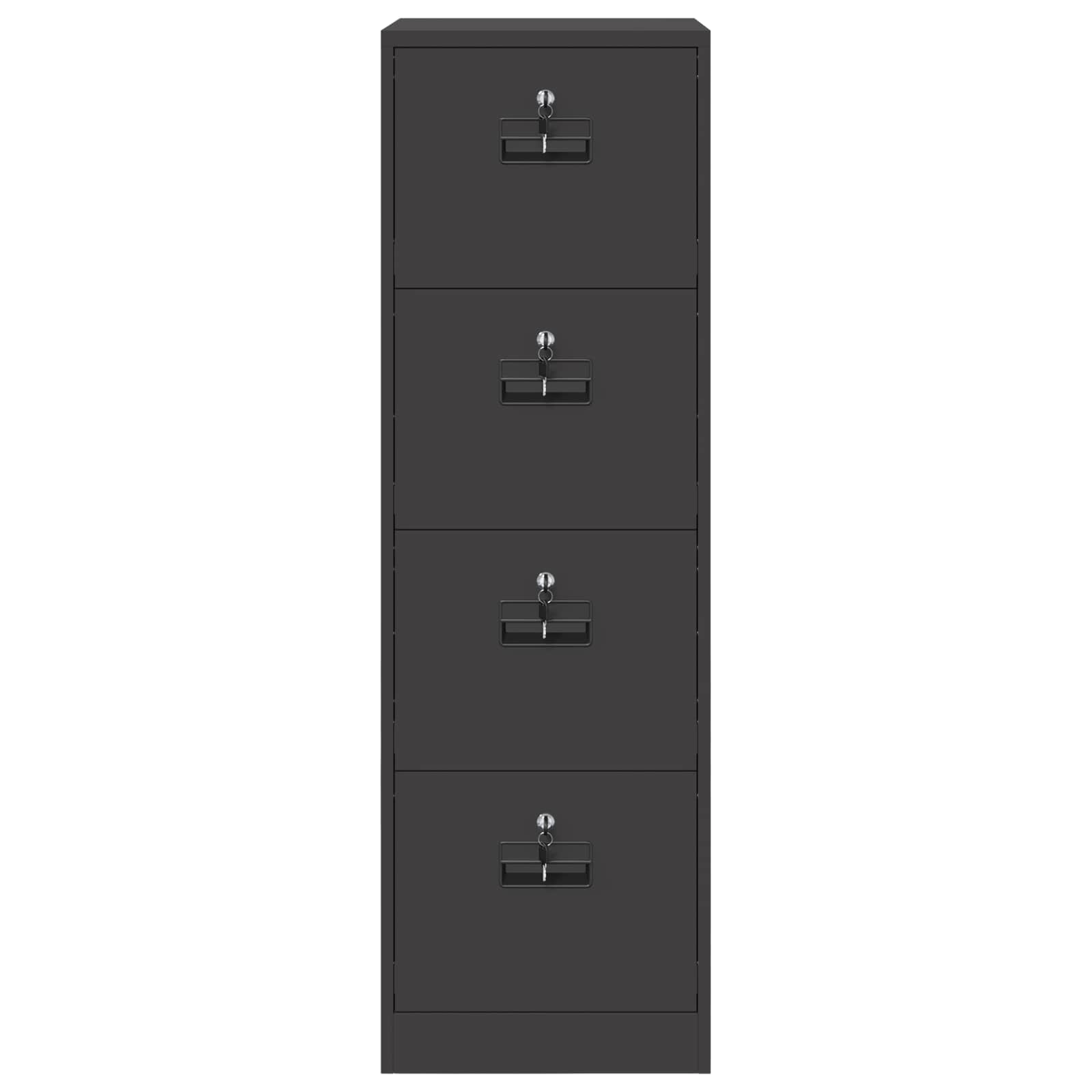 Cabinet de Dossier avec tiroir 2 pcs Noir 44 x 50 x 106.5 cm - XIOS
