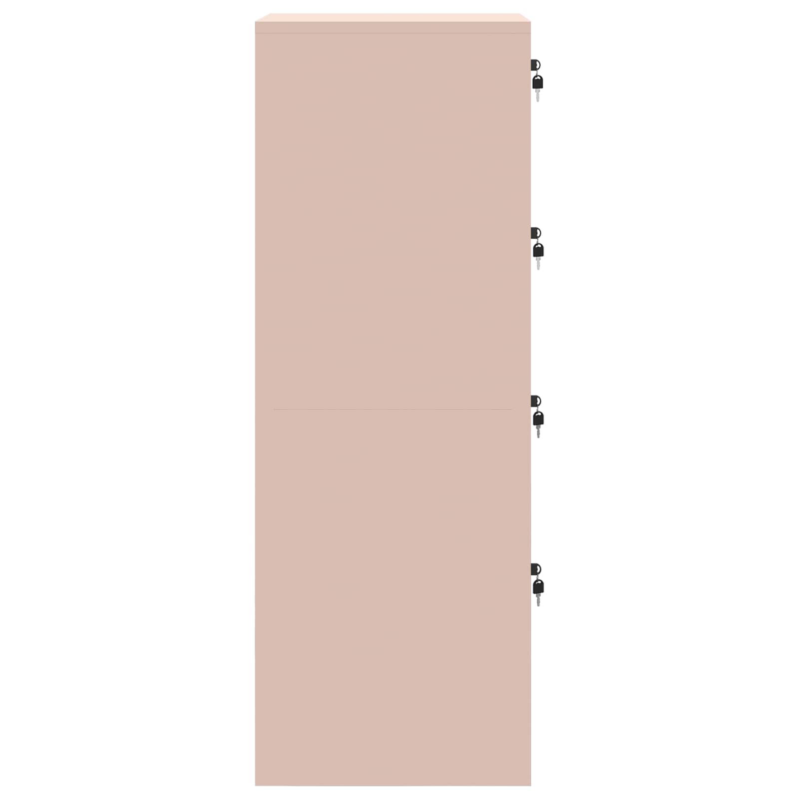Cabinet de Dossier avec tiroir 2 pcs Rose 44 x 50 x 106.5 cm - XIOS