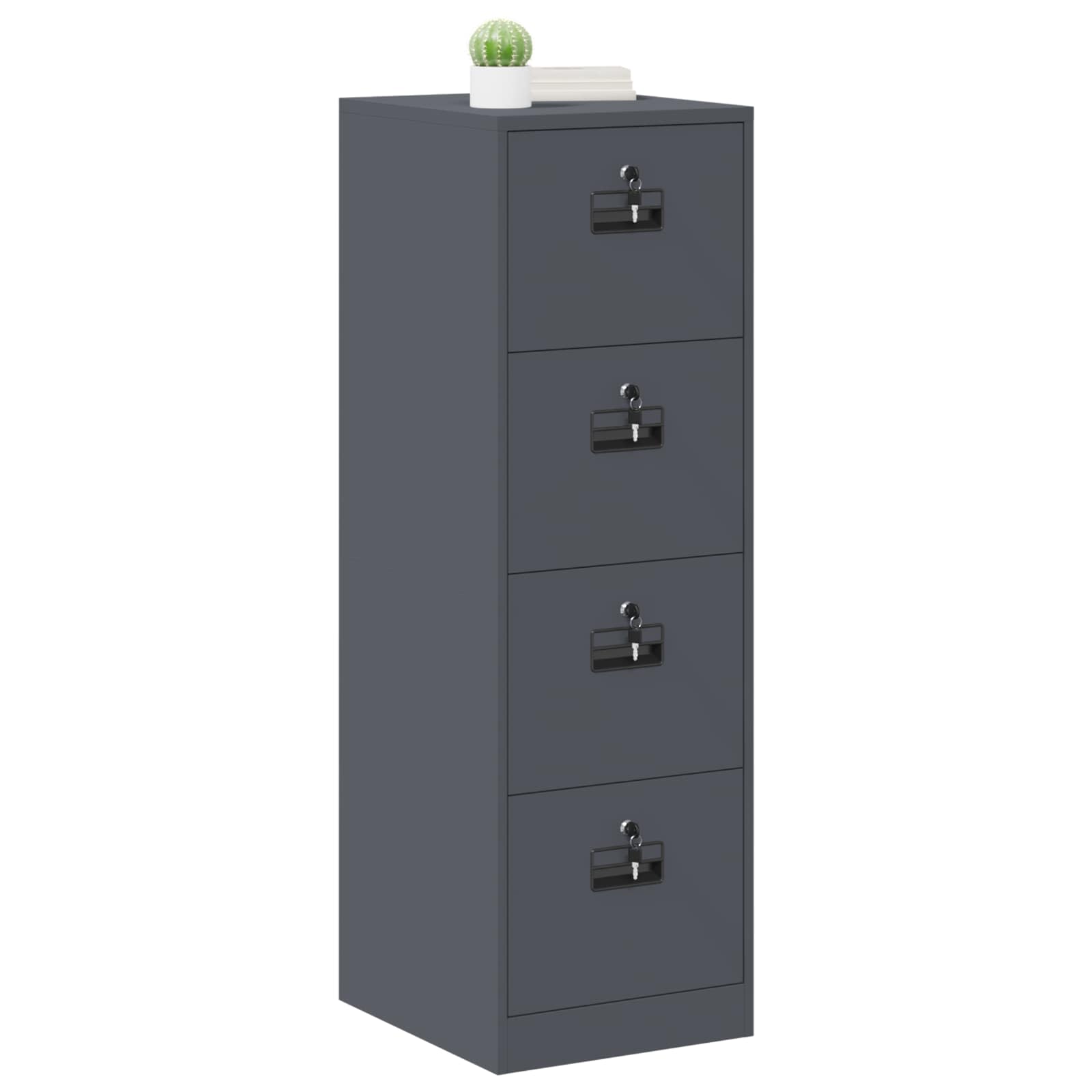 Cabinet de Dossier 2 pcs Anthracite 44 x 50 x 139 cm - XIOS