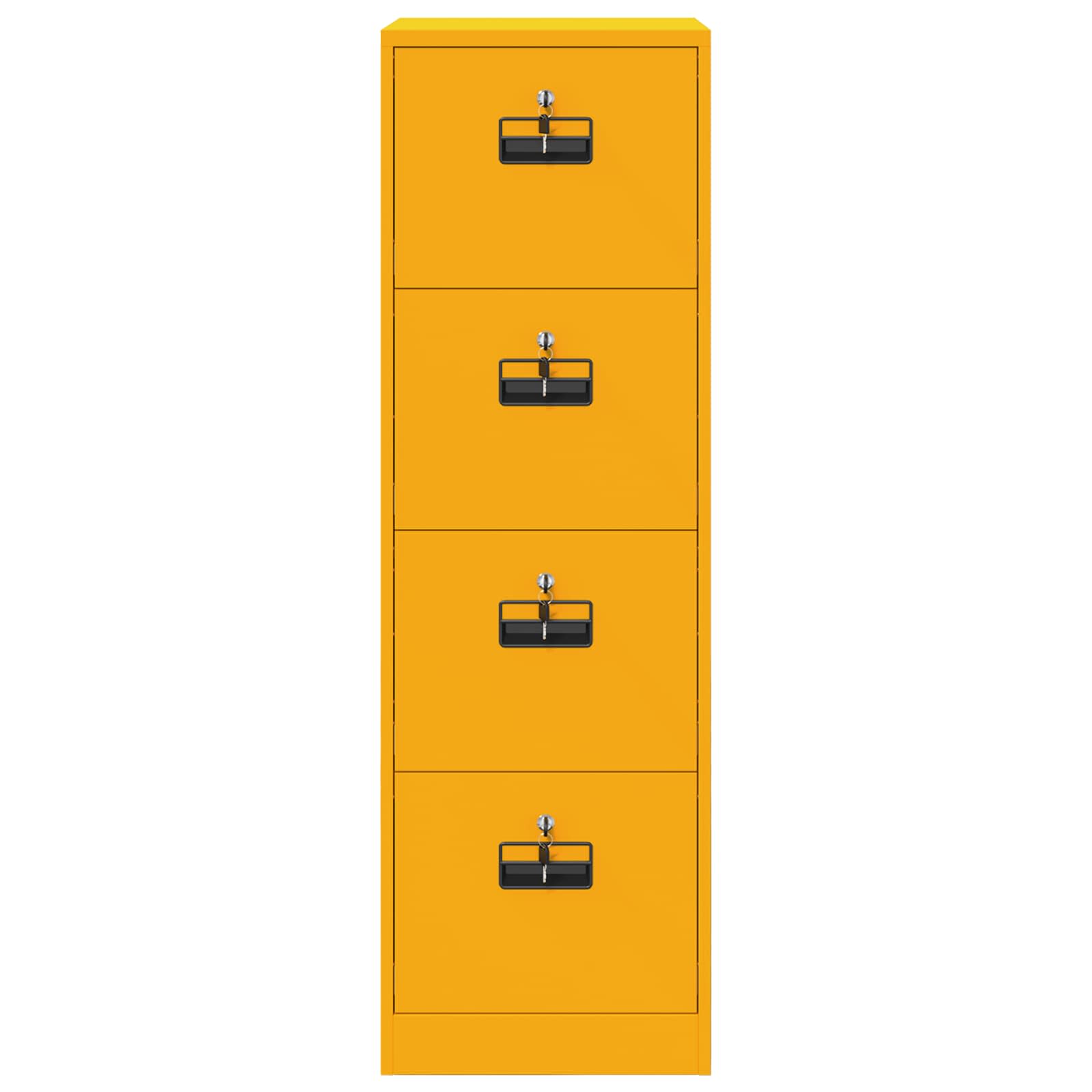 Cabinet de Dossier 2 pcs Jaune moutarde 44 x 50 x 106.5 cm - XIOS