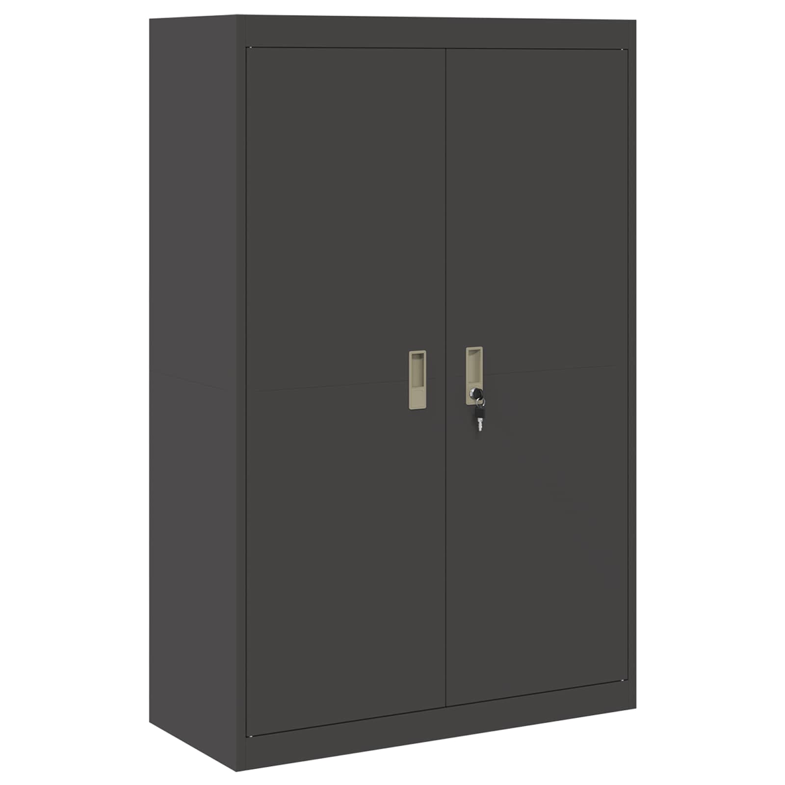 Armoire de rangement avec stockage 2 pcs Noir 90 x 40 x 140 cm - XIOS