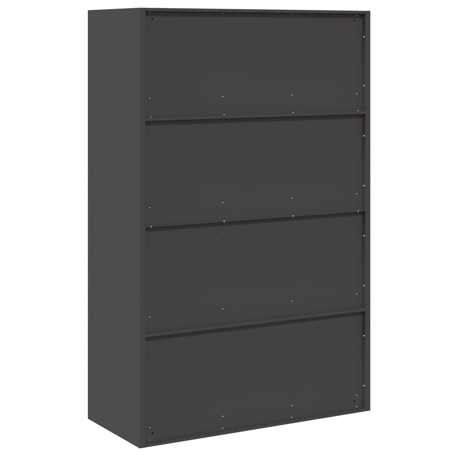 Armoire de rangement avec stockage 2 pcs Noir 90 x 40 x 140 cm - XIOS