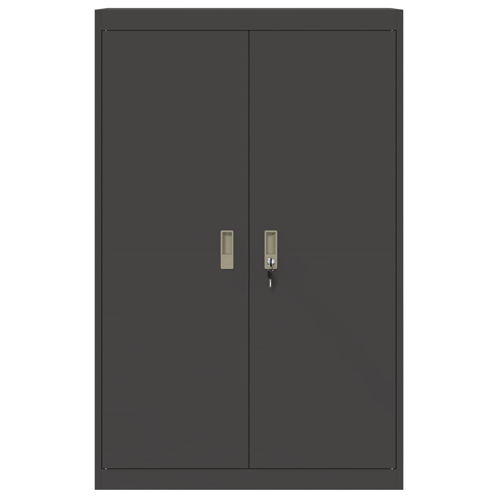 Armoire de rangement avec stockage 2 pcs Noir 90 x 40 x 140 cm - XIOS