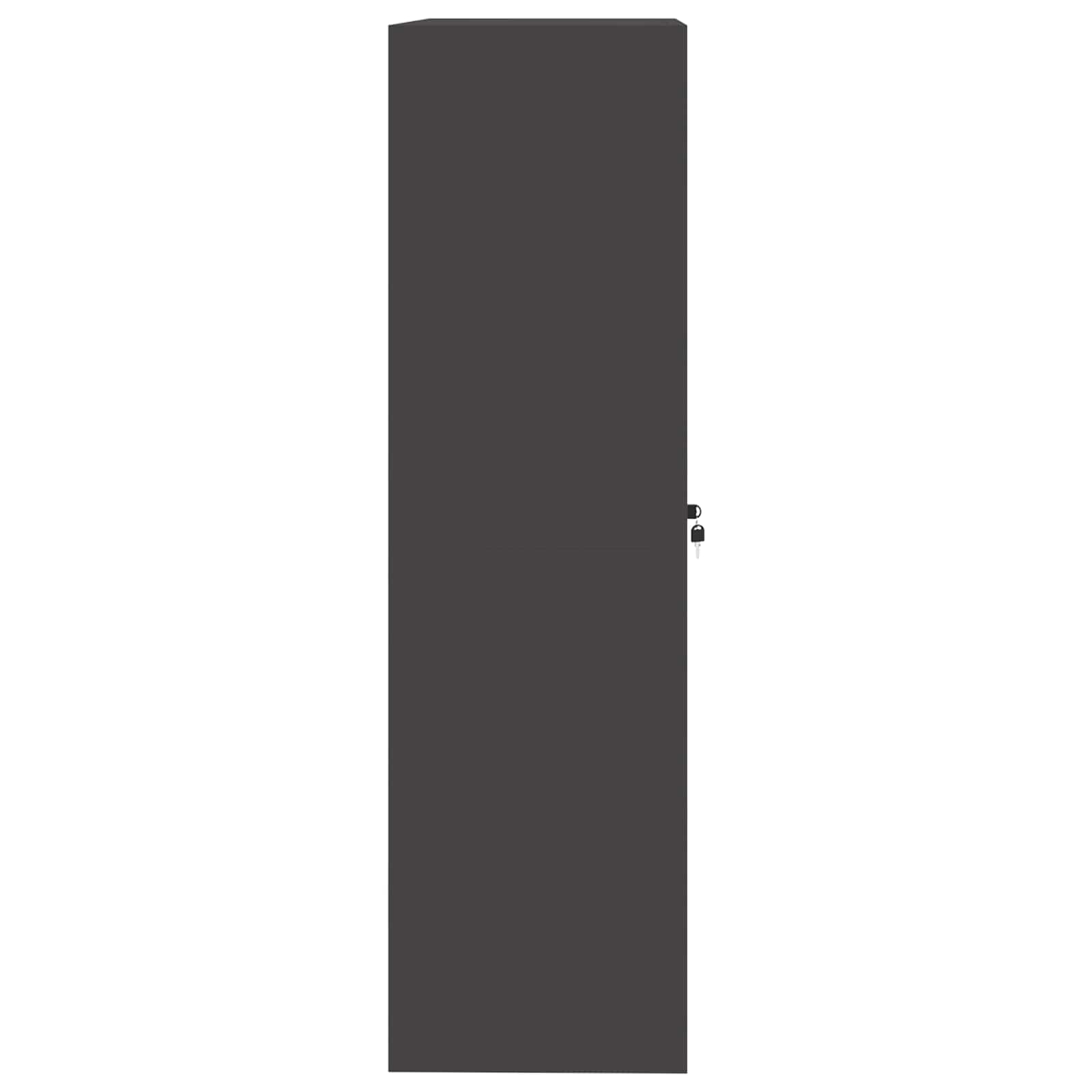 Armoire de rangement avec stockage 2 pcs Noir 90 x 40 x 140 cm - XIOS