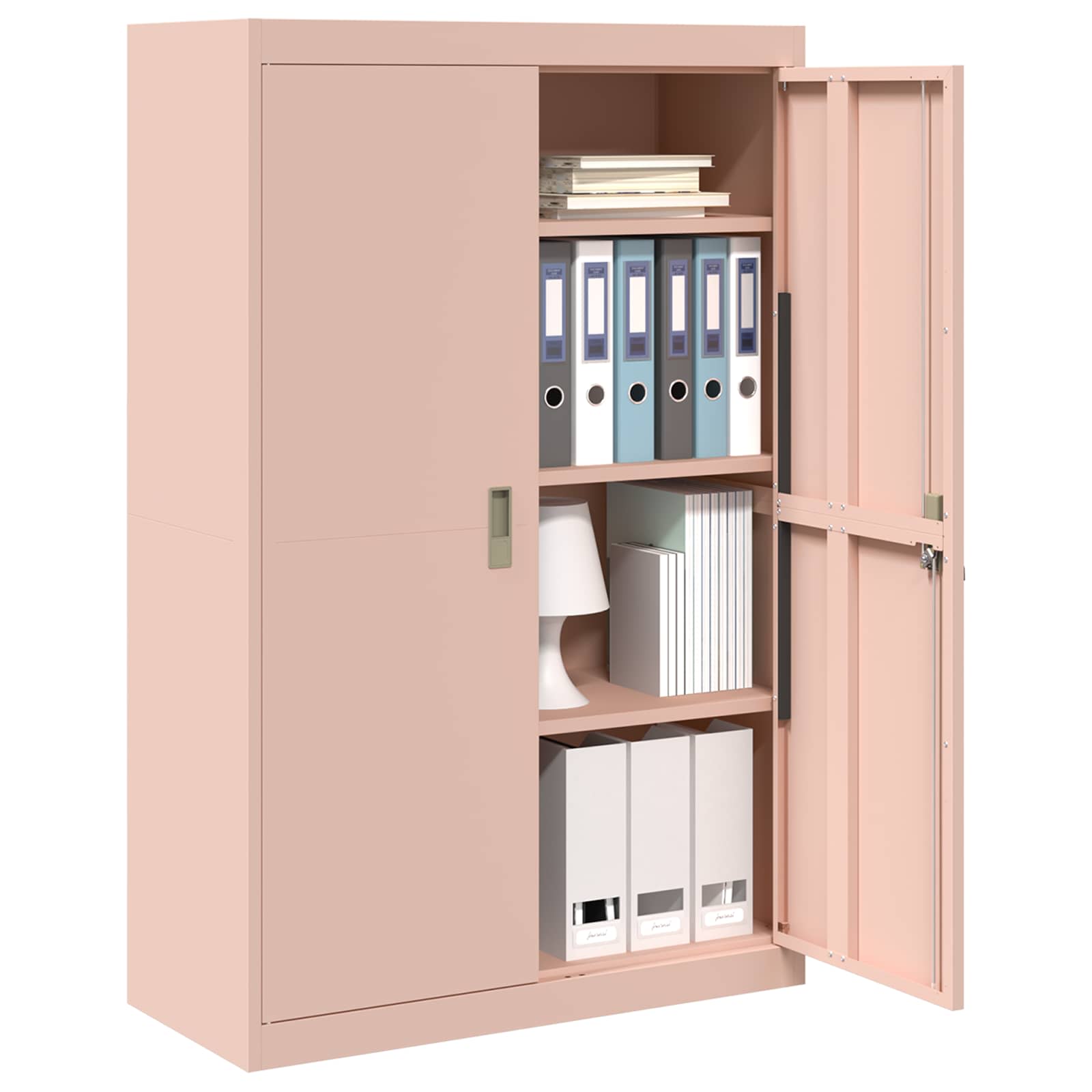 Armoire de rangement avec stockage 2 pcs Rose 90 x 40 x 140 cm - XIOS