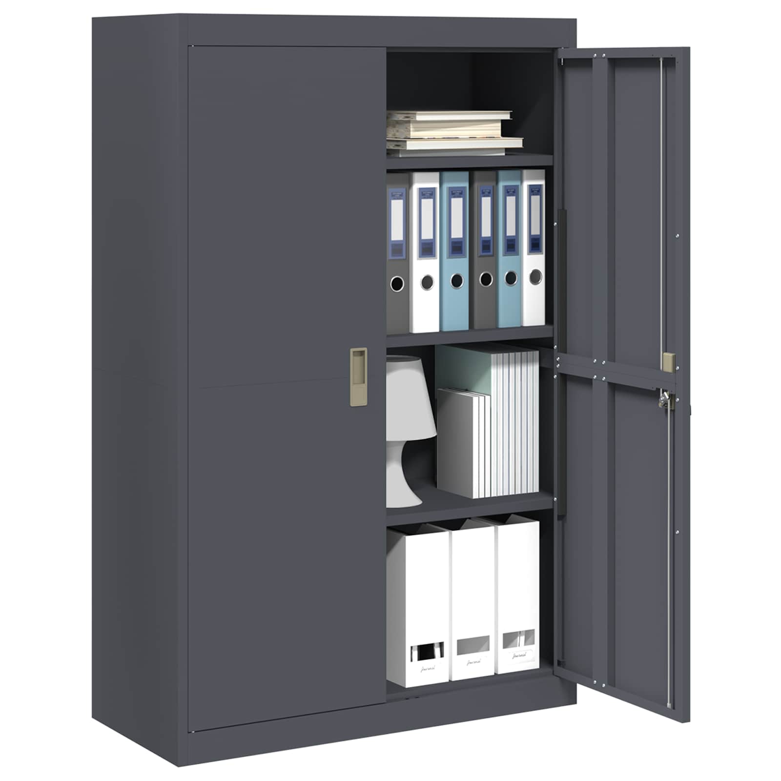 Armoire de rangement 2 pcs Anthracite 90 x 40 x 140 cm - XIOS