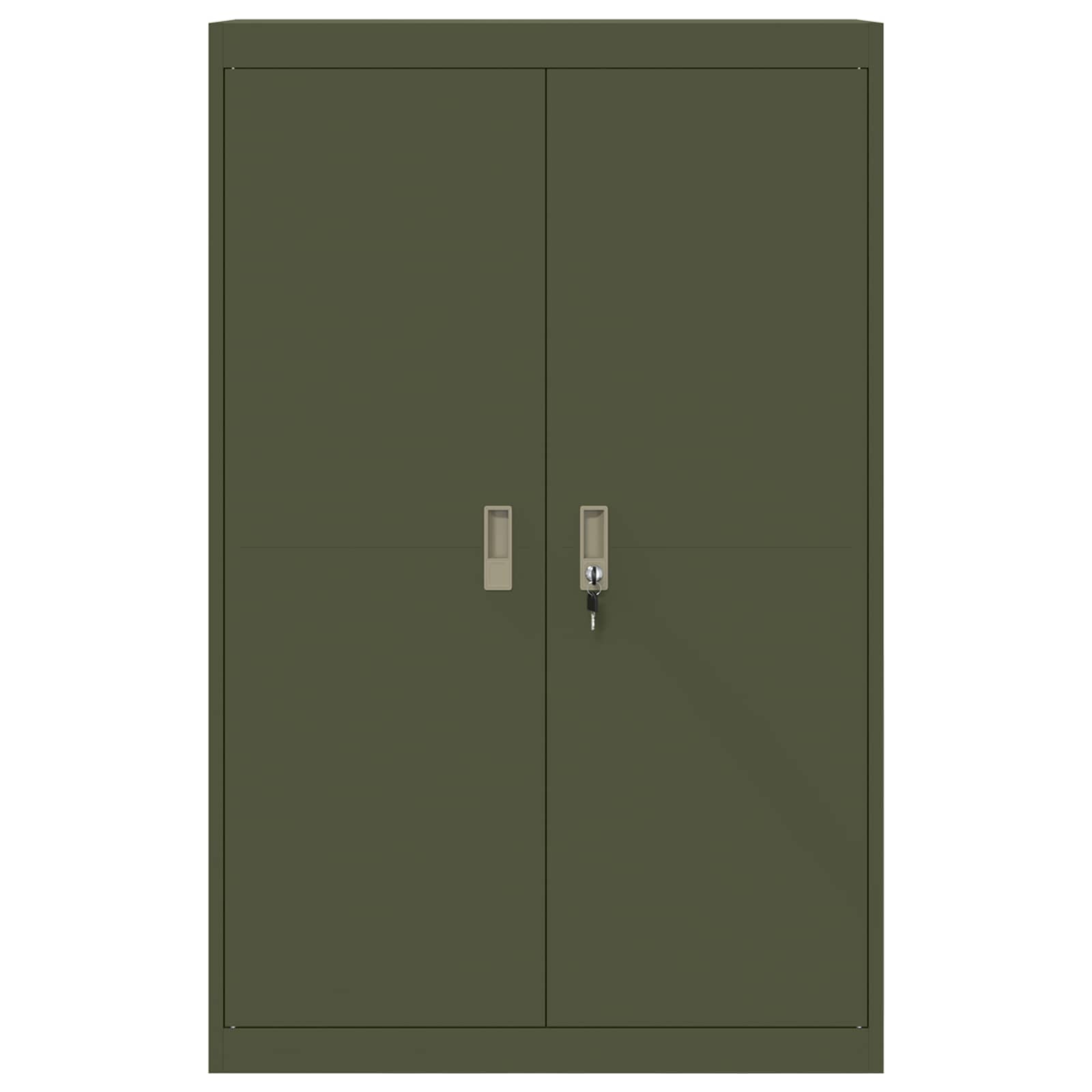 Armoire de rangement 2 pcs Vert olive 90 x 40 x 140 cm - XIOS