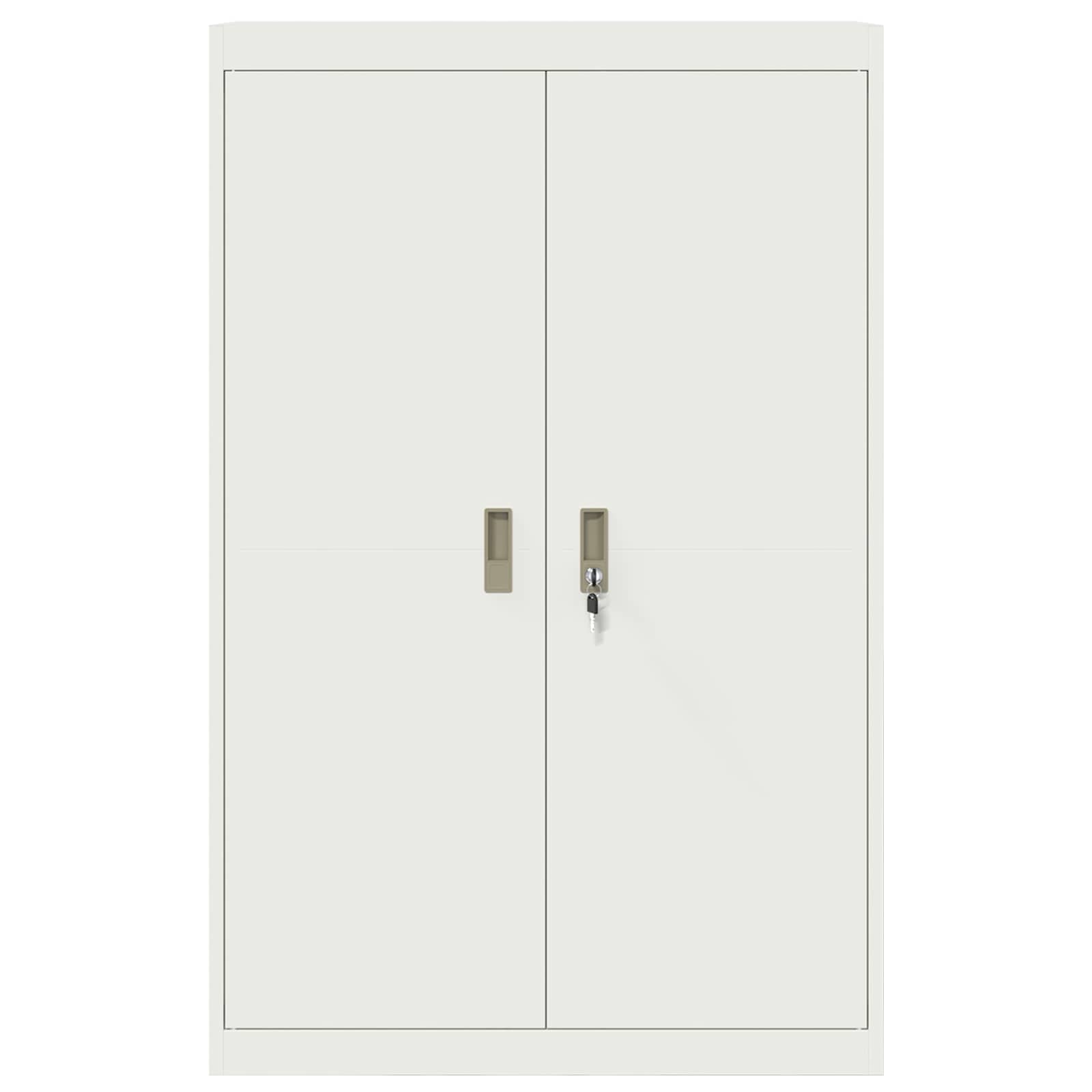 Armoire de rangement avec stockage 2 pcs Blanc 90 x 40 x 140 cm - XIOS