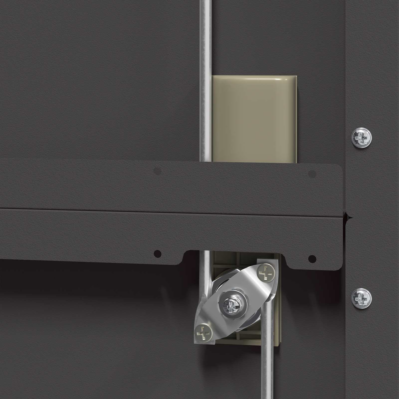 Armoire de rangement avec stockage 2 pcs Noir 90 x 40 x 180 cm - XIOS