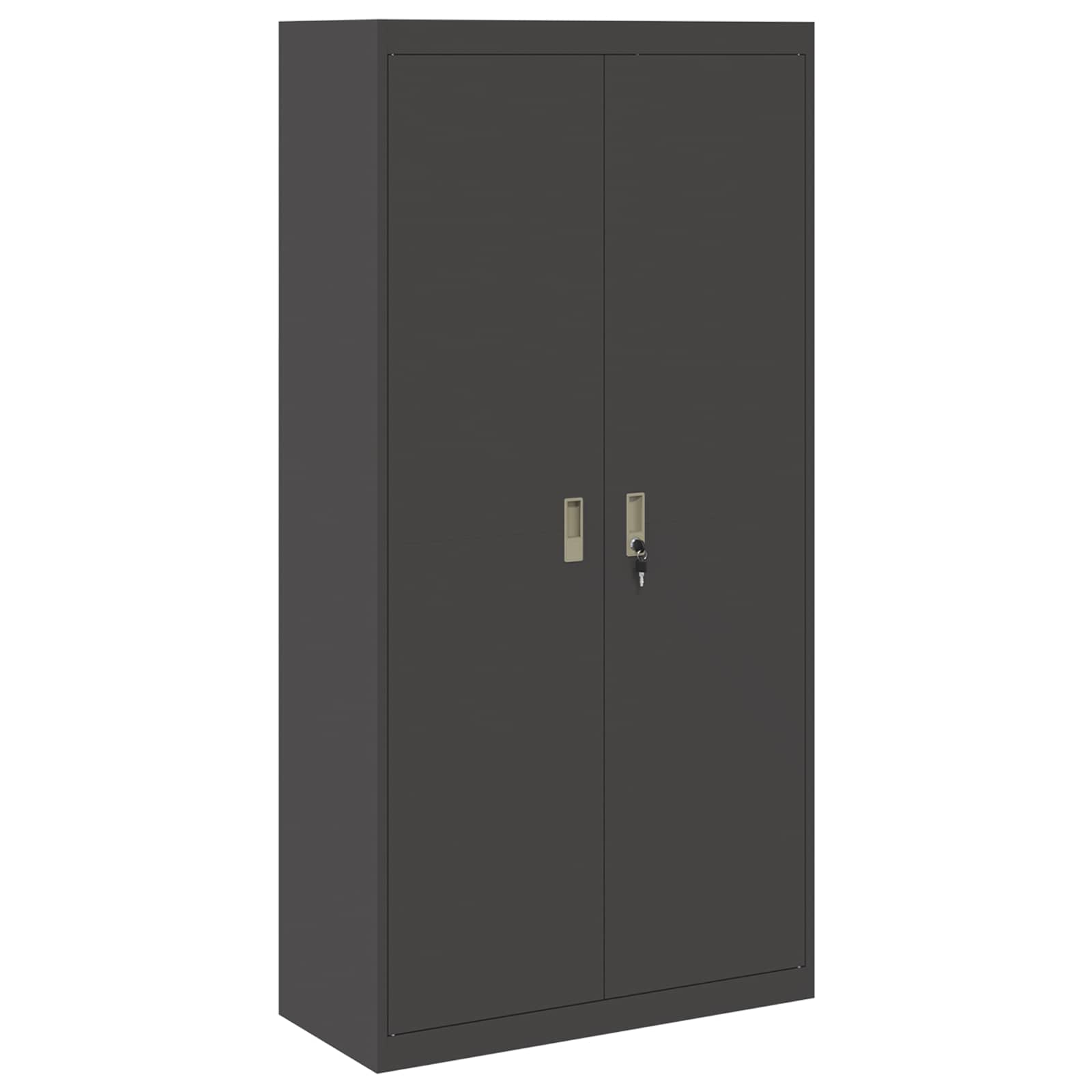 Armoire de rangement avec stockage 2 pcs Noir 90 x 40 x 180 cm - XIOS