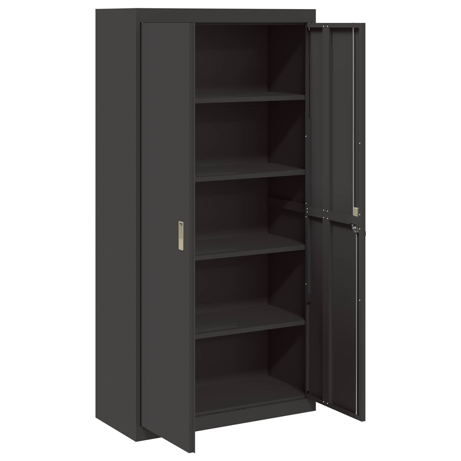 Armoire de rangement avec stockage 2 pcs Noir 90 x 40 x 180 cm - XIOS