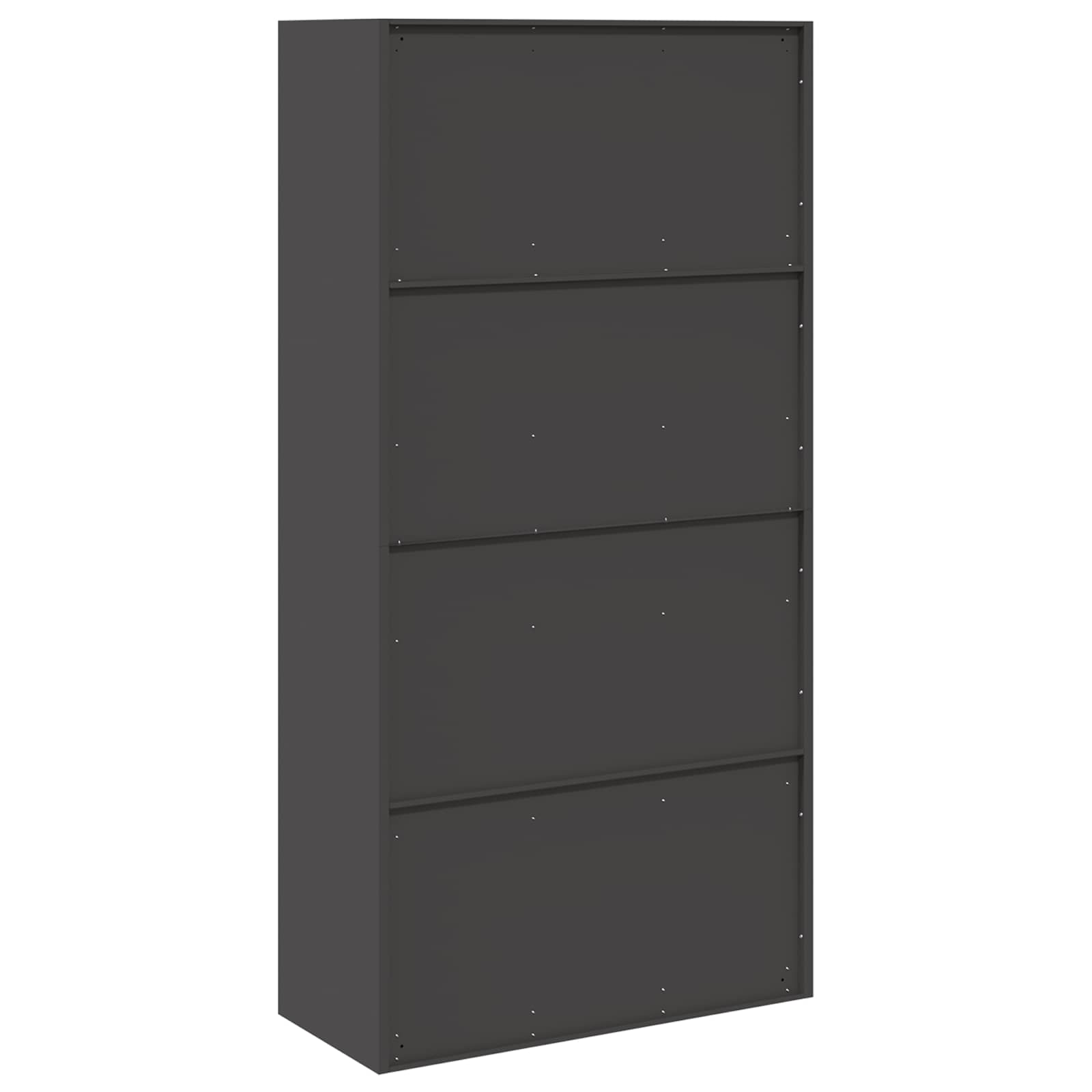 Armoire de rangement avec stockage 2 pcs Noir 90 x 40 x 180 cm - XIOS