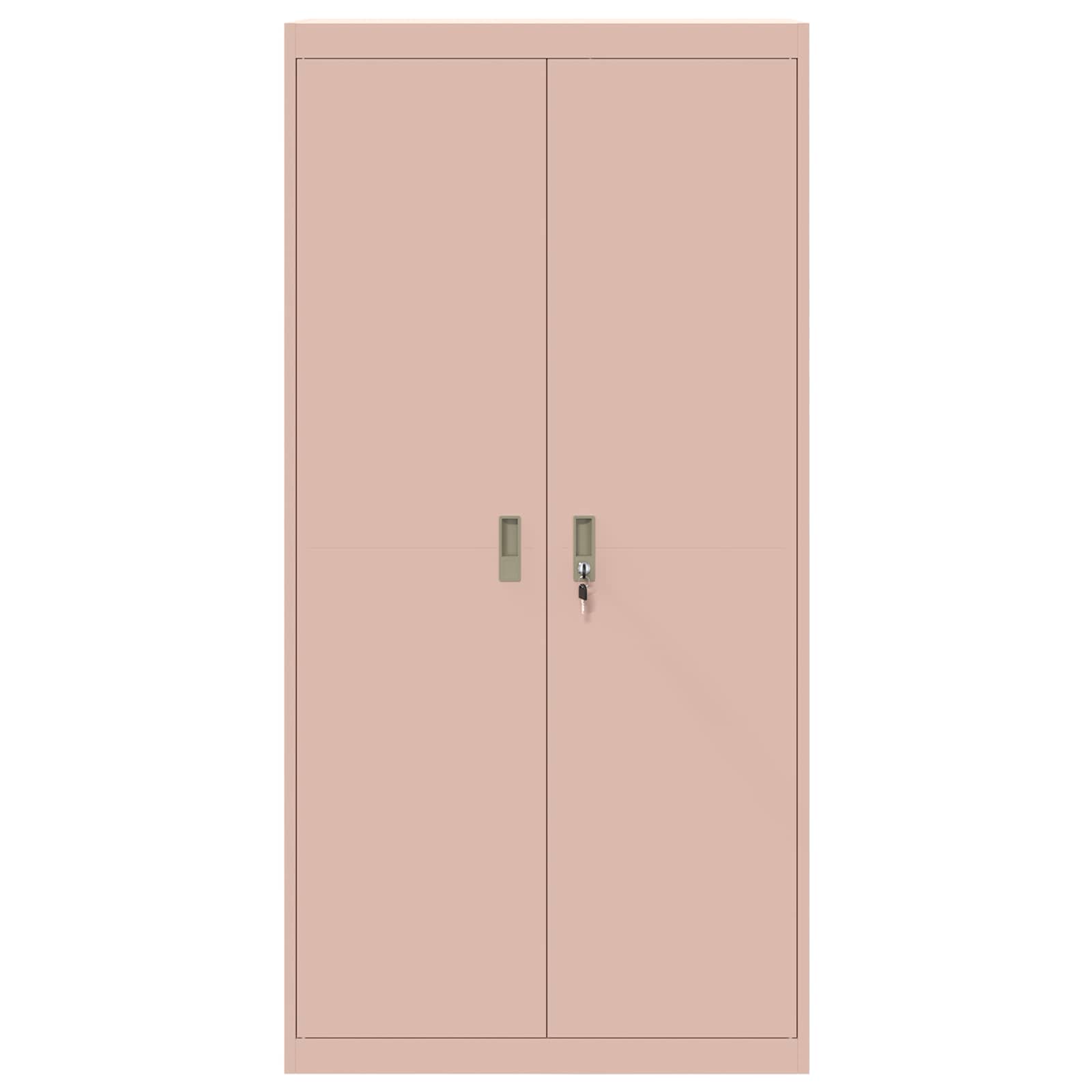 Armoire de rangement avec stockage 2 pcs Rose 90 x 40 x 180 cm - XIOS