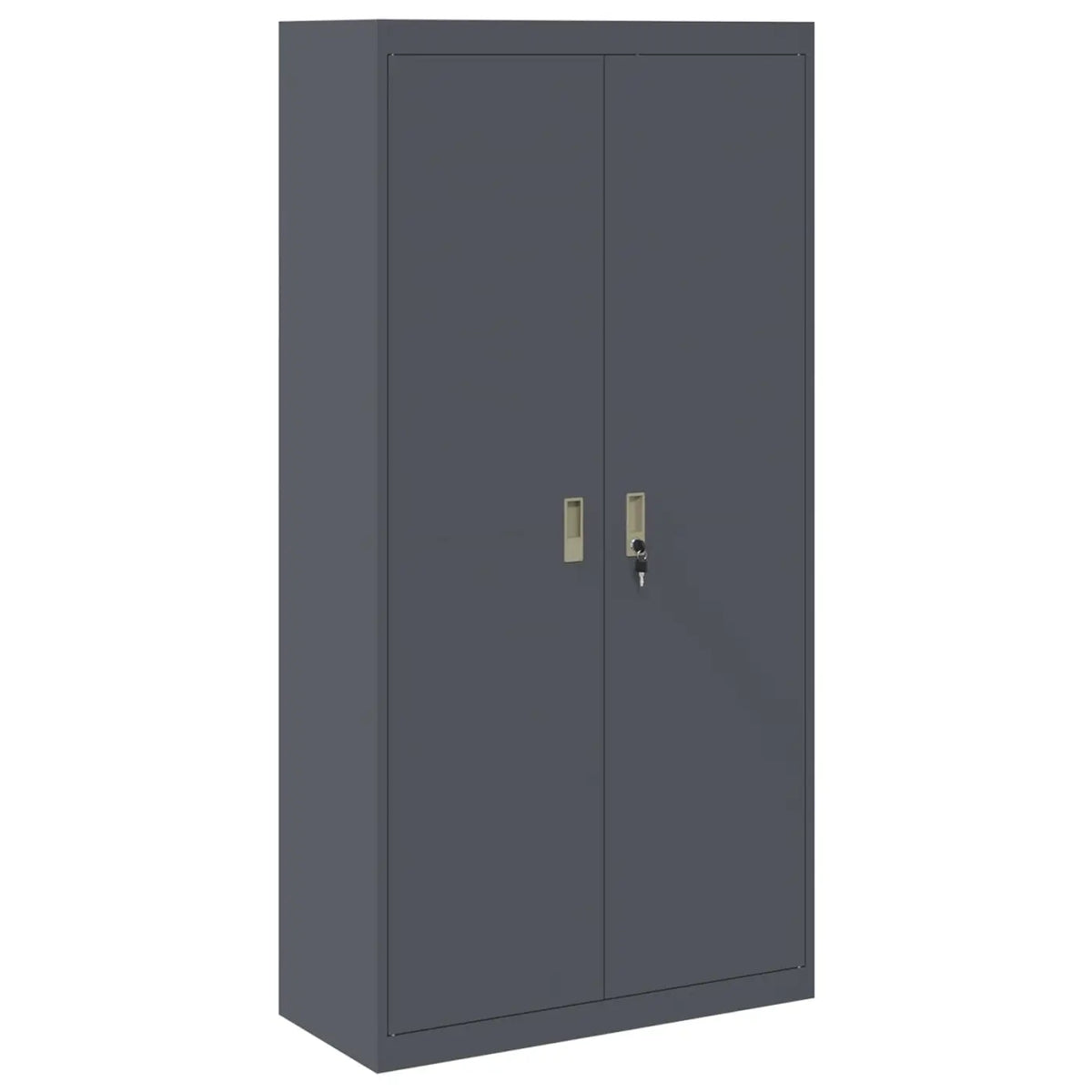 Armoire de rangement Anthracite 90 x 40 x 180 cm Acier - XIOS