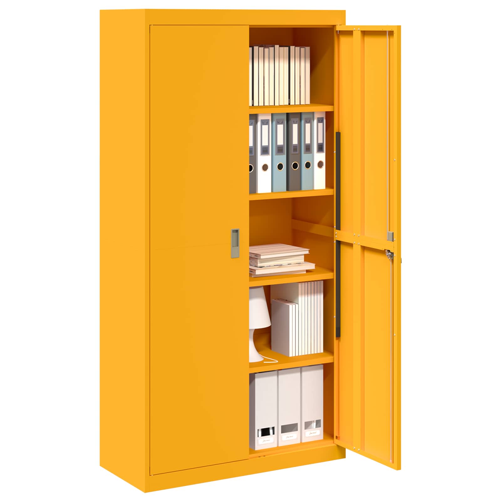 Armoire de rangement 2 pcs Jaune moutarde 90 x 40 x 180 cm - XIOS