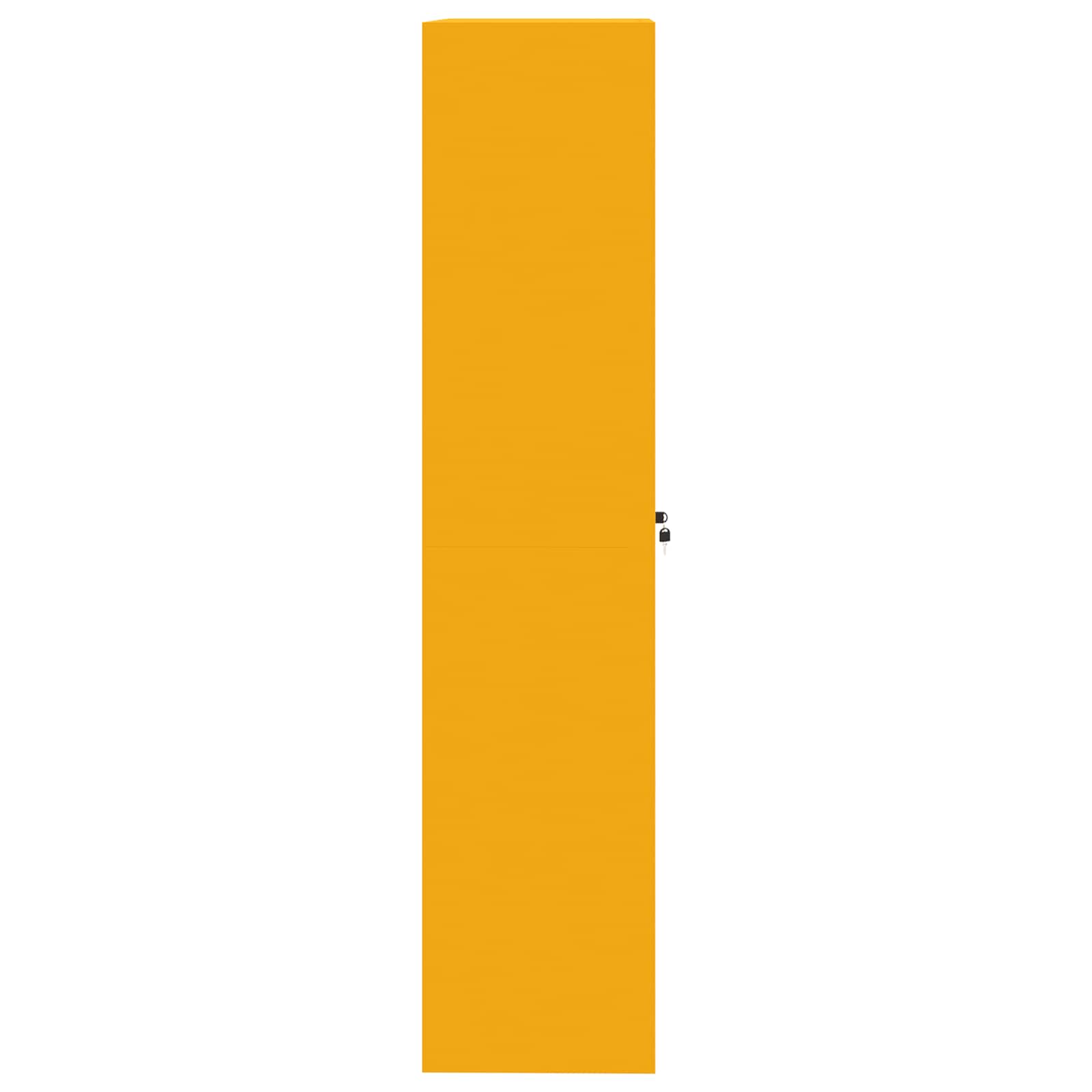 Armoire de rangement 2 pcs Jaune moutarde 90 x 40 x 180 cm - XIOS