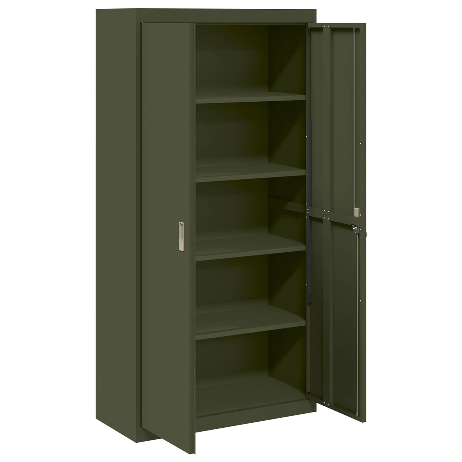 Armoire de rangement 2 pcs Vert olive 90 x 40 x 180 cm - XIOS