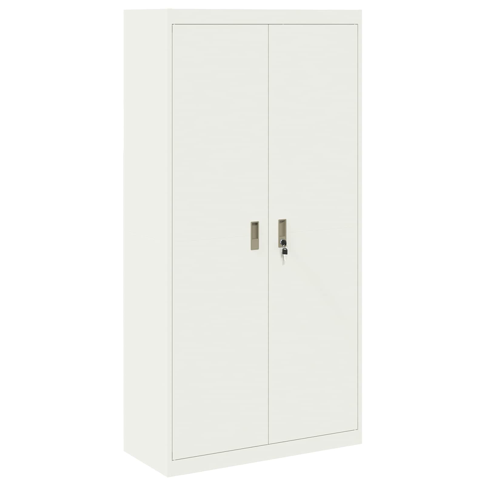 Armoire de rangement avec stockage 2 pcs Blanc 90 x 40 x 180 cm - XIOS