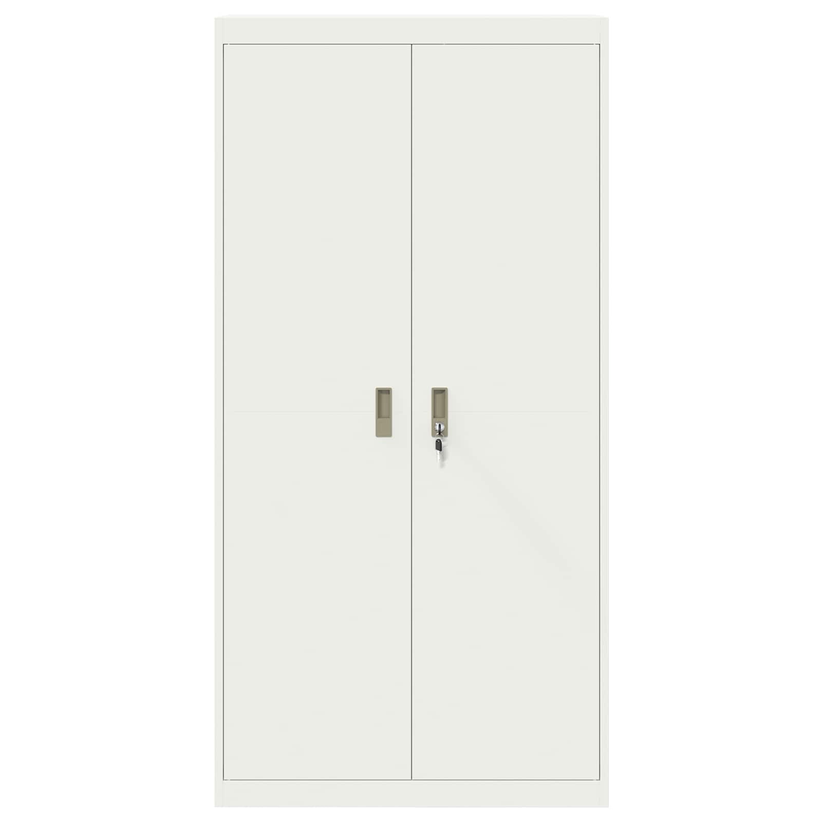Armoire de rangement avec stockage 2 pcs Blanc 90 x 40 x 180 cm - XIOS