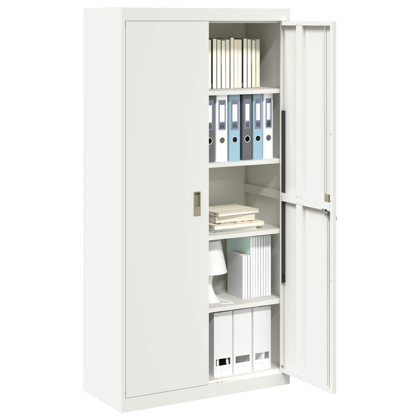 Armoire de rangement avec stockage 2 pcs Blanc 90 x 40 x 180 cm - XIOS