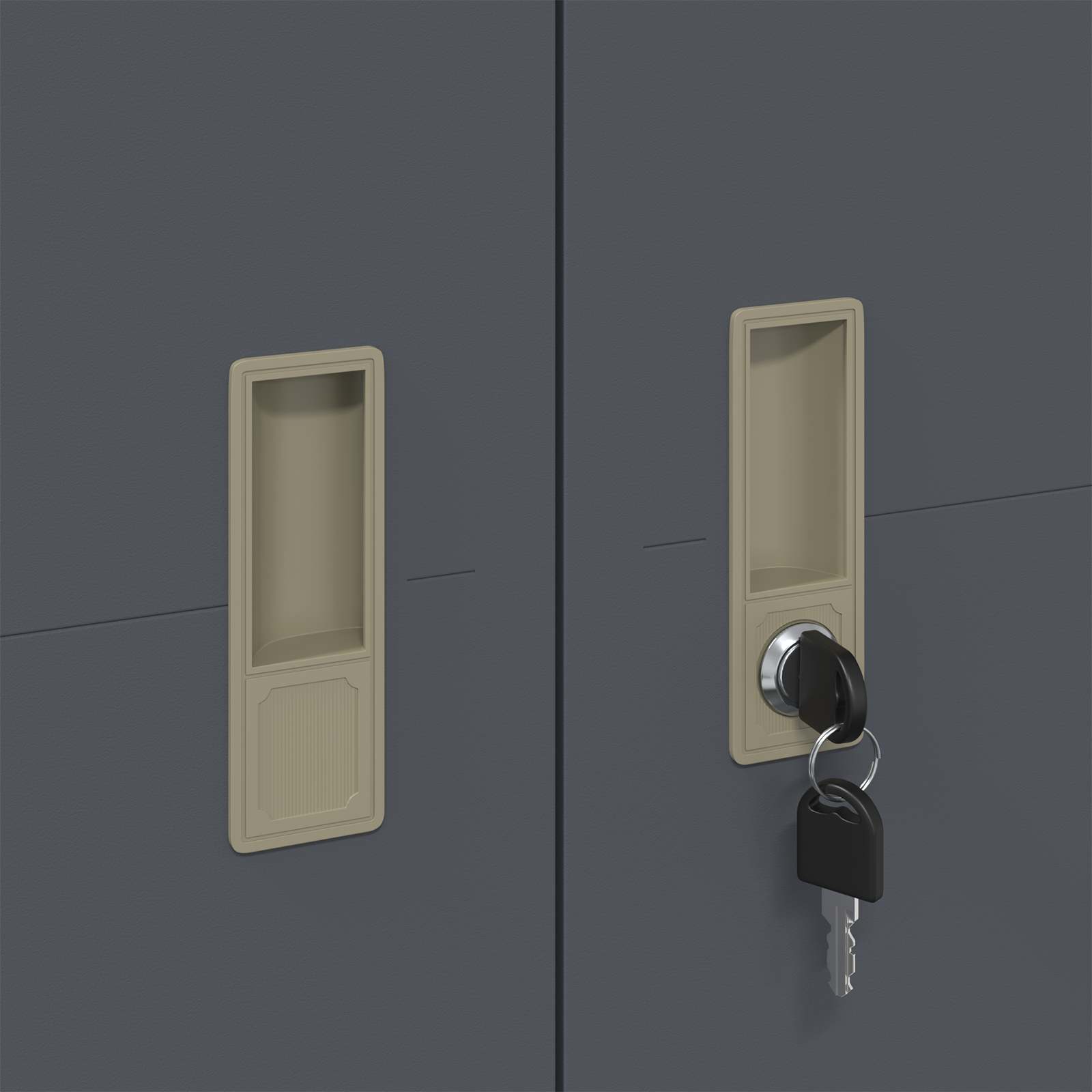 Armoire de rangement 2 pcs Anthracite 90 x 40 x 200 cm - XIOS