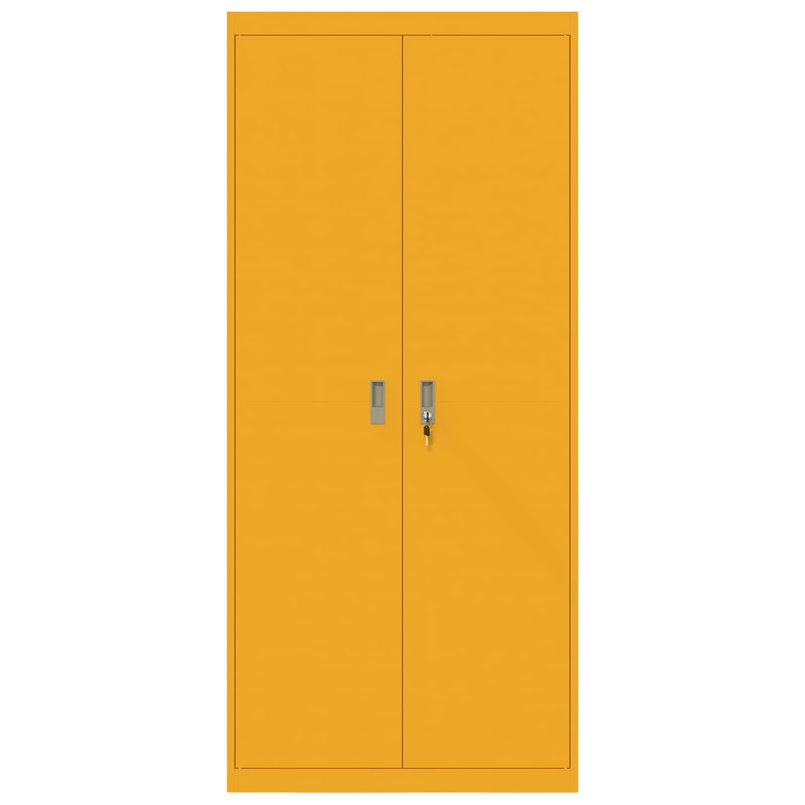 Armoire de rangement 2 pcs Jaune moutarde 90 x 40 x 200 cm - XIOS