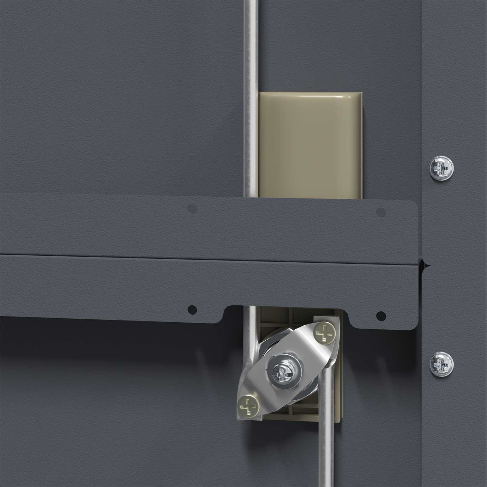 Armoire de rangement 2 pcs Anthracite 80 x 40 x 140 cm - XIOS