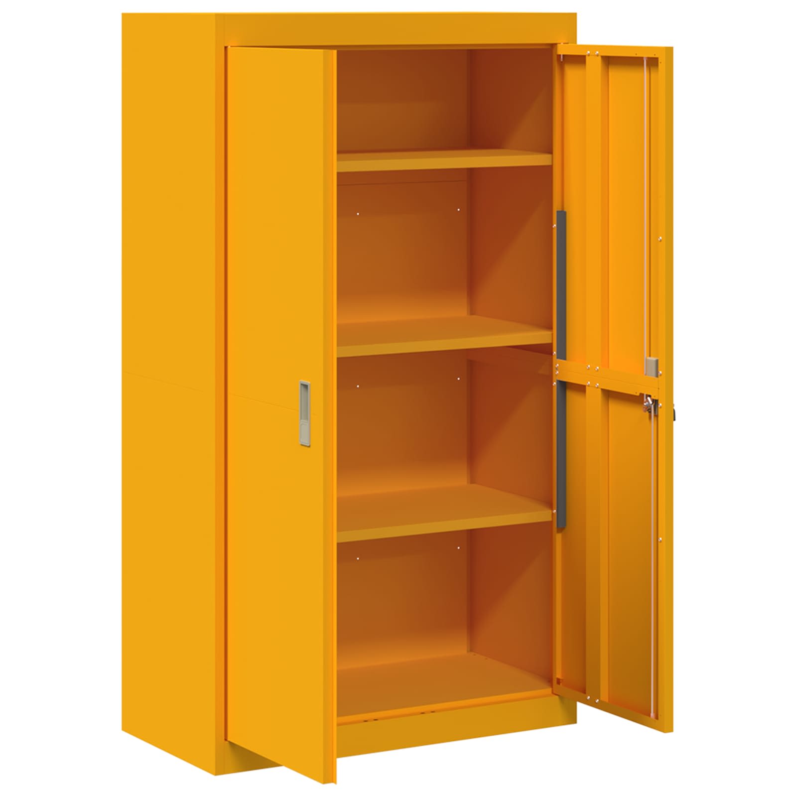 Armoire de rangement 2 pcs Jaune moutarde 80 x 40 x 140 cm - XIOS